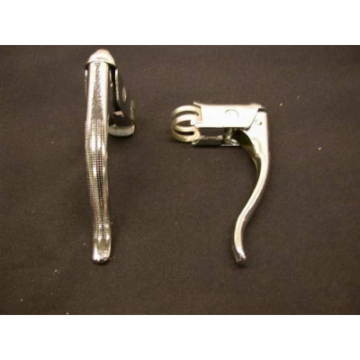 Image of VINTAGE RACING BIKE BRAKE LEVERS,60’s,70’s RACERS CLASSIC 70’s 80’s 90’s LEVERS FOR DROP HANDLEBARS IDEAL RALEIGH,FALCON, ELSWICK HOPPER CARLTON PEUGEOT BSA ETC