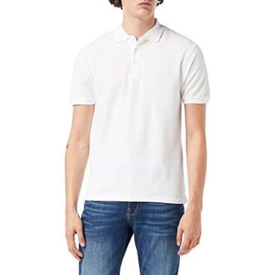 Image of Fruit of the Loom Men&#039;s Premium Short Sleeve Polo Shirt, White, XX Large