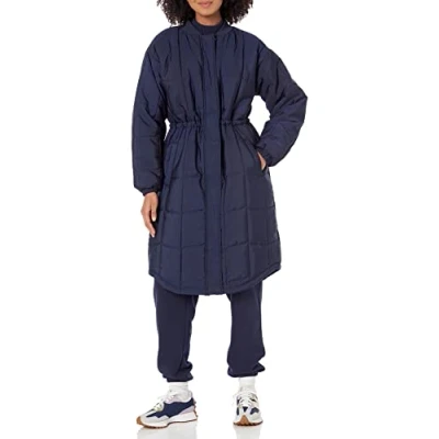 Image of Amazon Essentials Women&#039;s Oversized Quilted Coat (Available in Plus Size), Navy, XXL