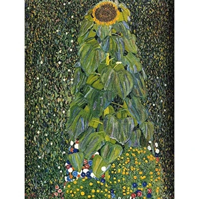Image of Wee Blue Coo Gustav Klimt The Sunflower 1907 Old Master Painting Art Print Poster Wall Decor 12X16 Inch