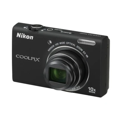 Image of Nikon COOLPIX S6200 Compact Digital Camera Black (16MP, 10x Optical Zoom) 2.7 inch LCD (Renewed)