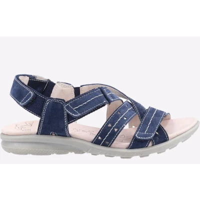 Image of Fleet &amp; Foster Bilbao Leather MEMORY FOAM Womens Navy Size UK 3