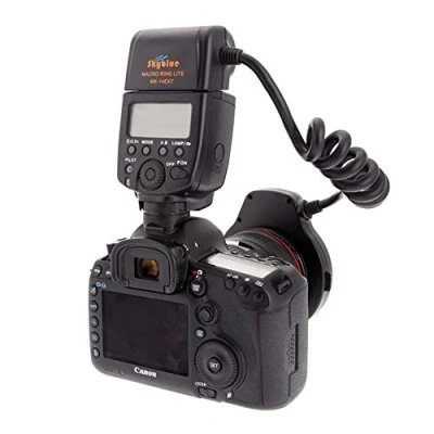 Image of Meike MK 14EXT LED E TTL Macro Ring Flash For Canon 5D II III 6D 7D 60D 70D 700D SLR Camera with 8 Adapter