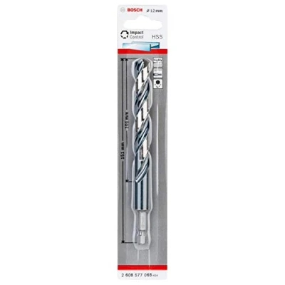 Image of Bosch Professional impact Control HSS Twist Drill Bit (for metal, 12 x 101 151 mm, accessories for drills)