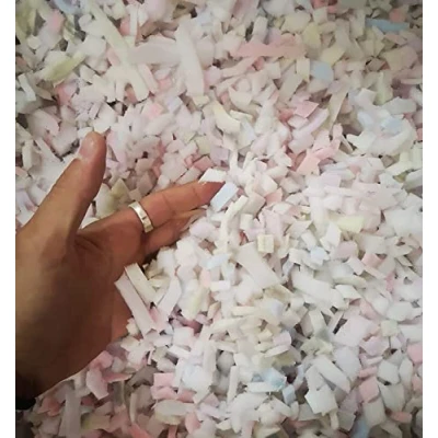 Image of Bananair Shredded Foam Flakes Crumb(50L 1000L) for Stuffing and Filling Pillows, Stuffed Animals, Beanbags... (1000 Liters)