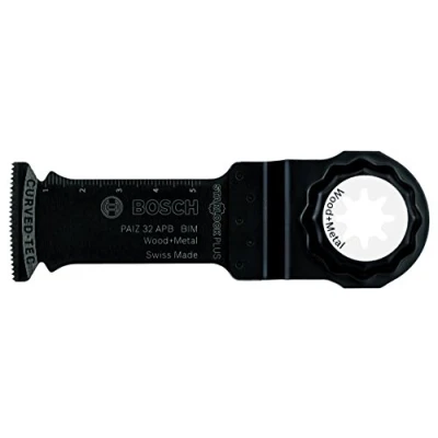 Image of Bosch 2609256D54 Starlock Plus PAIZ 32 APB BIM Plunge Wood and Metal Cut Saw Blade Blue