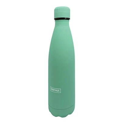 Image of NERTHUS Double Wall Thermo Term for Cold and Hot Turquoise Design 750 ml BPA 26oz