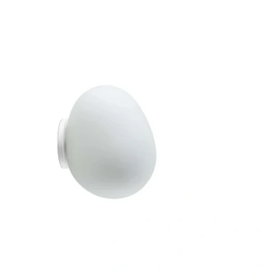 Image of Foscarini Gregg Piccola Wall Lamp/Ceiling Lamp IP44 White
