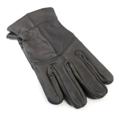 Image of A2Z Mens Gloves Warm Winter Sheepskin Leather Full Finger Thinsulate MG318 Black M/L