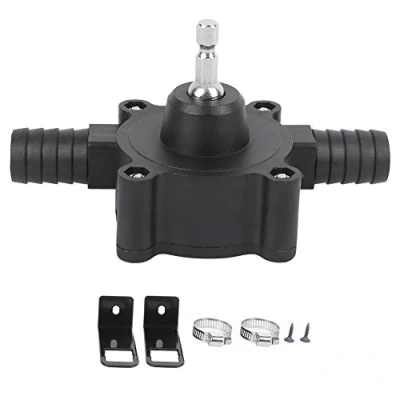 Image of Mini Electric Drill Pump, Self priming Hand Water Pump Micro Diesels Oil Fluid Transfer Portable Centrifugal