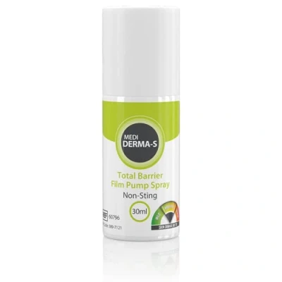 Image of Medi Derma S Total Barrier Pump Spray: Non Sting Protection for Mild/Moderate Skin Damage 30ml