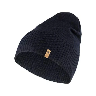 Image of FJALLRAVEN F78013 555 Merino Lite Hat Dark Navy OneSize
