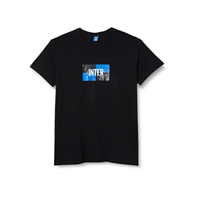 Image of Inter New Logo T Shirt Unisex Adult Black