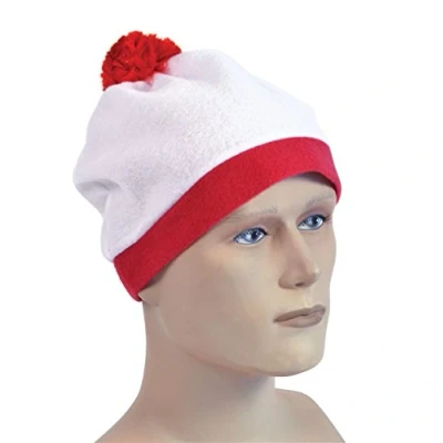 Image of Child Red &amp; White Hat Character Fancy Dress Accessory
