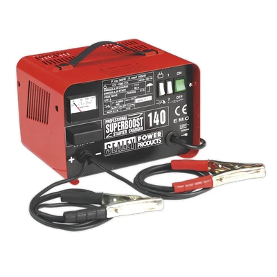 Image of Sealey Starter/Charger 140/21A 12/24V 230V
