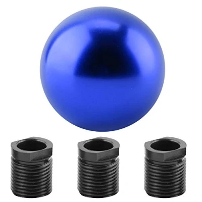 Image of Suuonee Gear Shift Knob, Car Universal Manual Knob Head Round Ball Shape Five Color[Blue]
