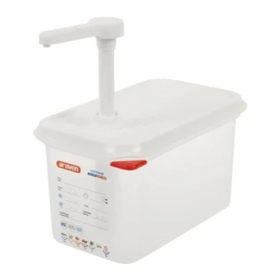 Image of Araven Sauce Dispenser with Pump 1/4 GN
