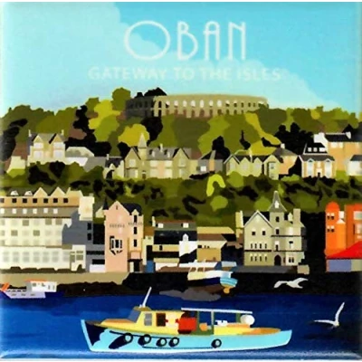 Image of FANCYTHAT and SCIFI PLANET Oban Fridge Magnet