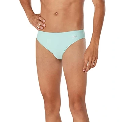 Image of Speedo Men&#039;s Swimsuit Brief Eco Flex 2 Outseam Beachstar Swim, Beach Glass, 32
