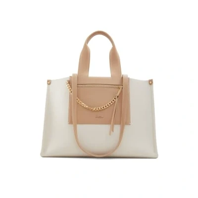 Image of ALDO Women&#039;s Sibyl Satchel, Beige Combo, Large