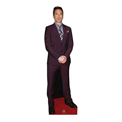 Image of Star Cutouts Ltd CS626 Robert Downey Jr Lifesize Cardboard Cutout 182 cm, Solid, Multicolour, Regular