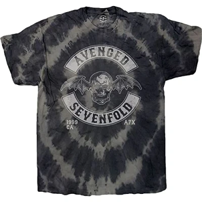Image of Paradiso Clothing Avenged Sevenfold Print Tshirt, Size: Small, Charcoal
