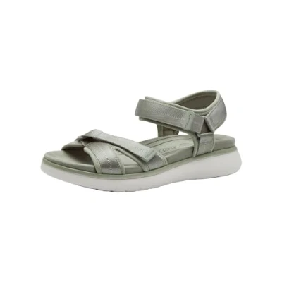 Image of Tamaris Women&#039; 1 28262 42 Flat Sandal, Sage, 4 UK