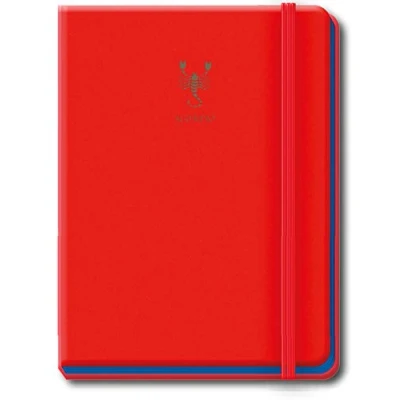 Image of Robert Frederick A5 Zodiac Journal Scorpio Bright Red Cover