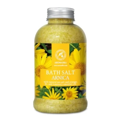 Image of Sea Salt Arnica w/Natural Essential Oils Orange &amp; Rosemary 600g Bath Salts Best for Good Sleep Relaxing Body Care Beauty