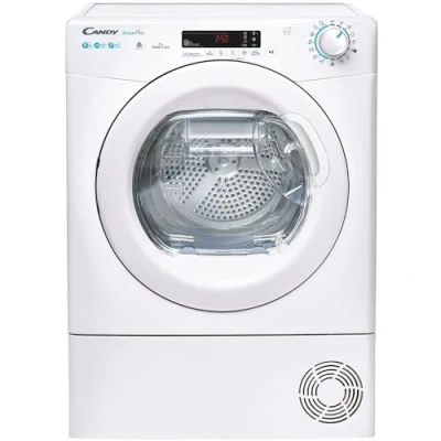 Image of Candy Smart Pro CSOEH9A2DE80 Freestanding Heat Pump Tumble Dryer, Sensor Dry, Max energy saving, 9 kg Load, WIFI Connectivity, White