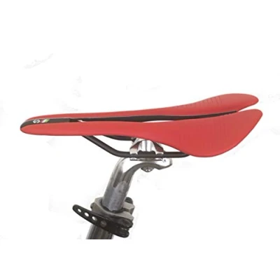Image of Lightweight Saddle for Brompton (145 grams less than the standard saddle) Red