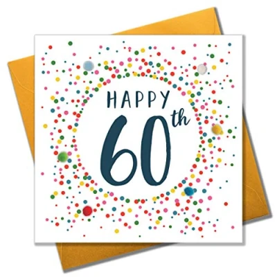 Image of Pom &quot;60th&quot; Greeting Card