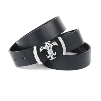 Image of Anthoni Crown Women&#039;s Ledergürtel Belt, Schwarz, 90