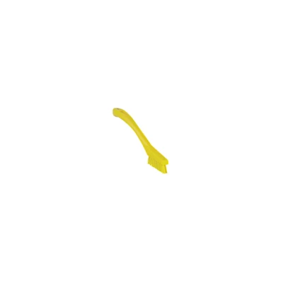 Image of Vikan 44016 Very Hard Detail Brush, Yellow, 205mm Length, 20mm Width, 40mm Height, 4401