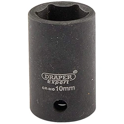 Image of Draper Expert HI TORQ� 6 Point Impact Socket, 1/4&quot; Sq. Dr., 10mm