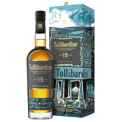 Image of Tullibardine Whisky 15 Year Old Single Malt Scotch Whisky, 70 cl