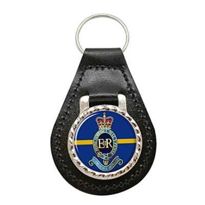 Image of Giftshop UK 1st Regiment Royal Horse Artillery, British Army Leather Key Fob