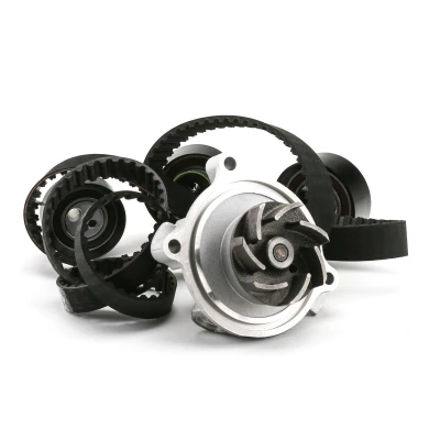 Image of 074121004, 074121004A, 074121004B, 076121005 water pump + Timing Belt Kit INA 530 0483 30 with 26,5mm VOLKSWAGEN: Transporter 4
