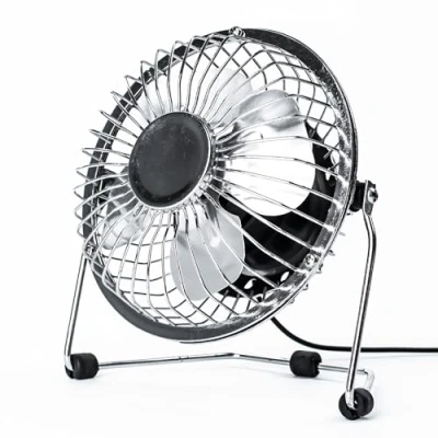 Image of Status USB 4&quot; Portable Fan Chrome