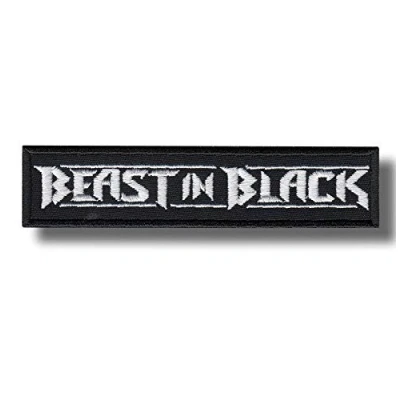 Image of Beast in Black Patch Badge Embroidered Iron on Applique