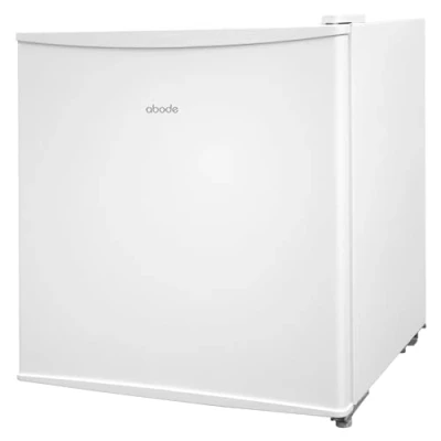 Image of Abode Table Top Mini Fridge White Freestanding 43 Litre Capacity with Reversible Door &amp; Ice Box, Adjustable Feet 1 Wire Shelf ATTF0E1W (White)