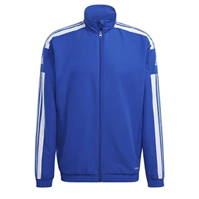 Image of adidas Men&#039;s Squadra 21 Presentation Jacket, Royal Blue/White, XS