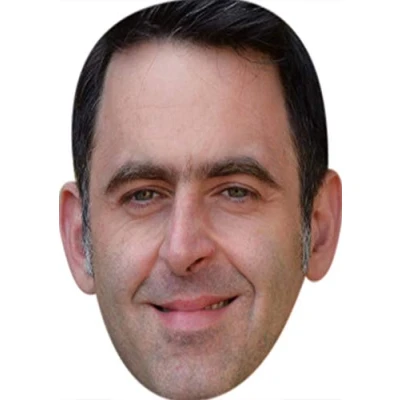 Image of FoxyPrinting Ronnie O Sullivan Sports Star Celebrity Cardboard Party Face Mask Fancy Dress