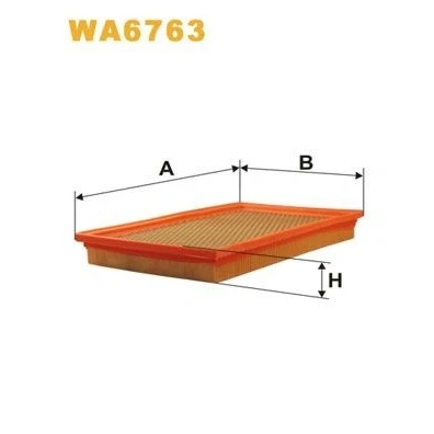 Image of 1E0013Z40A Air Filter WIX FILTERS WA6763 32mm 168mm 268mm Insert FORD: FIESTA 4