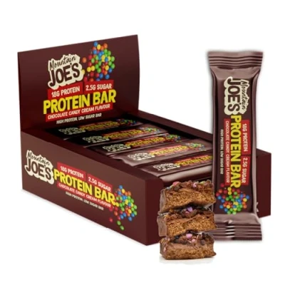 Image of Mountain Joes Protein Bar 12x55g (Chocolate Candy Cream)