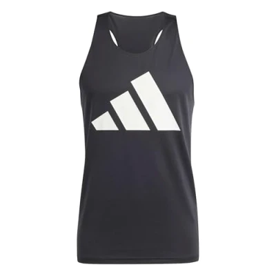 Image of adidas Men&#039;s Run It Tank Top, Black, S