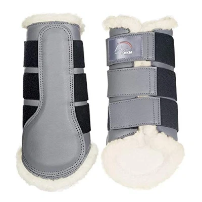 Image of HKM Gaiters Gray_858595000667