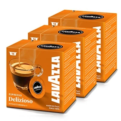 Image of Lavazza A Modo Mio Delizioso Coffee Capsules (3 Packs of 16)