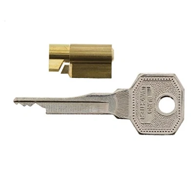Image of Burg Wächter Lockblocking Key for Furniture Mortice Locks, Cylinder Diameter: 6 mm, Includes 2 Keys, ME/2 SB, 04341, 1 Unit Supplied
