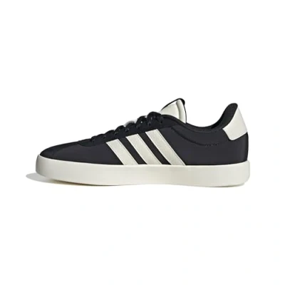 Image of adidas Men&#039;s VL Court 3.0 Shoes, core Black/Off White/Silver met, 7.5 UK